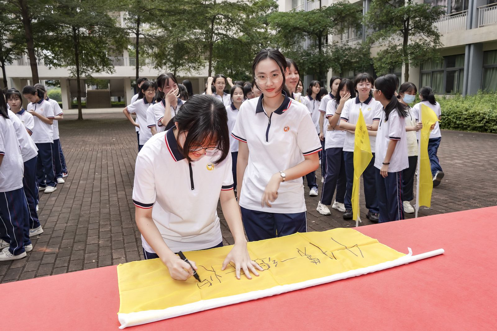 卓尔不群超越自我丨惠州市技师学院2022级卓越柚子班开学典礼圆满结束